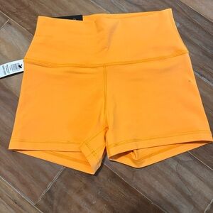 ARITZIA High-Waisted Orange Women's Shorts